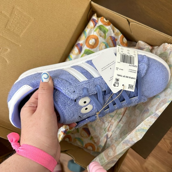 NIB Adidas Campus 80s South Park Towelie Size 10